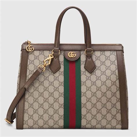 gucci ophidia gg supreme tote|gucci ophidia small tote bag.